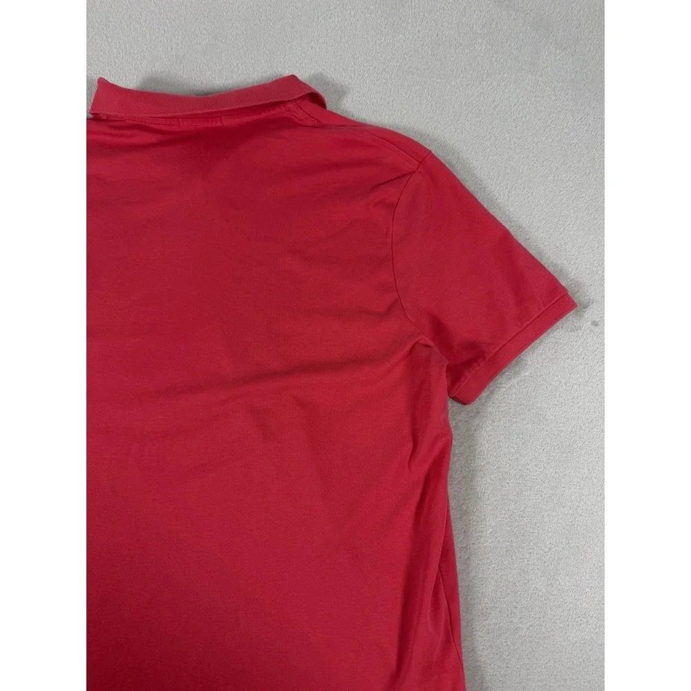 Polo Ralph Lauren Mens XL Pink Short Sleeve Iconic Mesh Pony Logo Polo Shirt XL